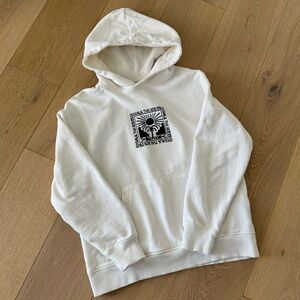 Zara Kids White Hoodie size 11/12